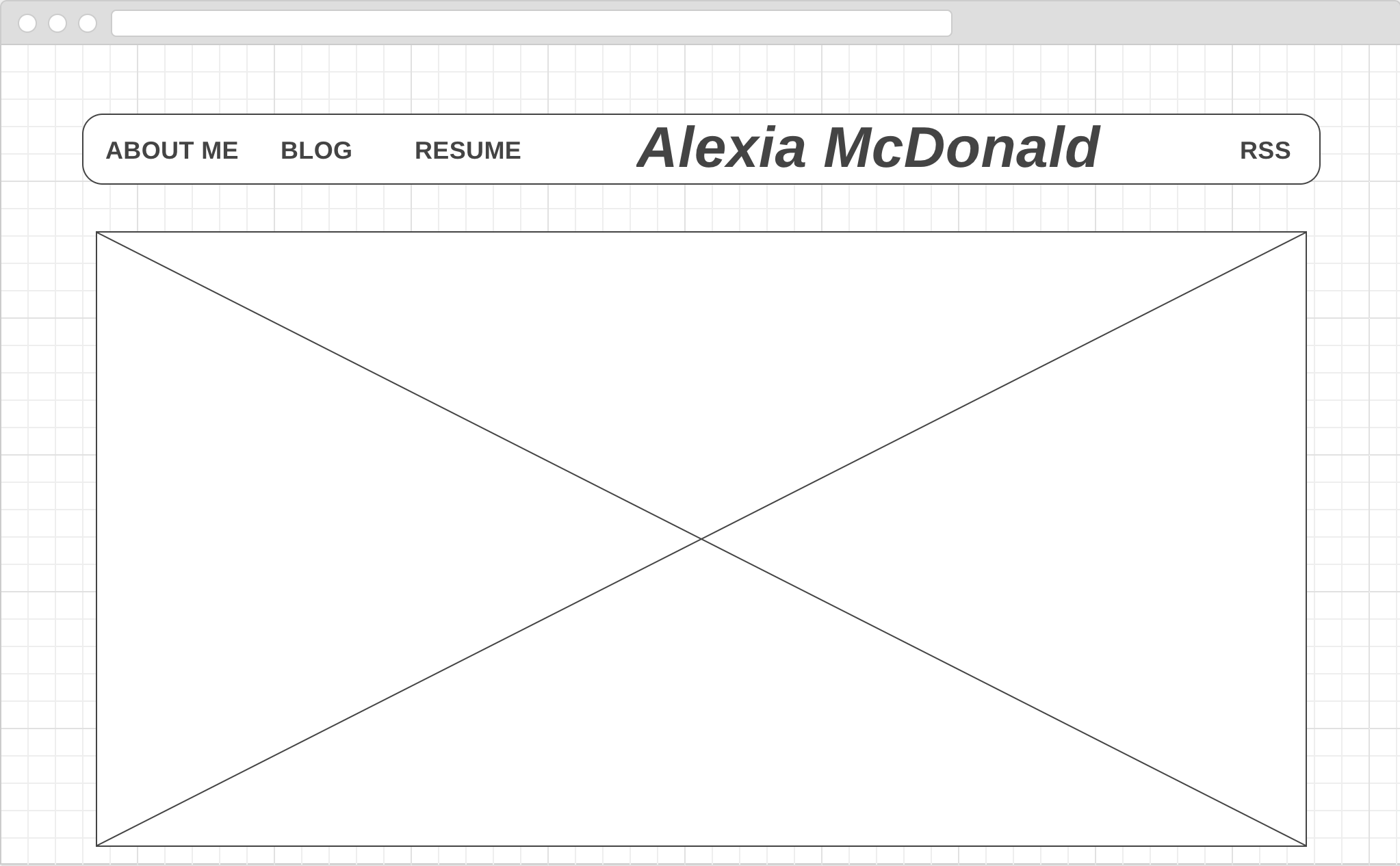 Resume Wireframe